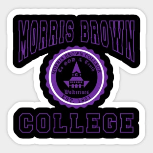 Morris Brown 1881 College Apparel Sticker